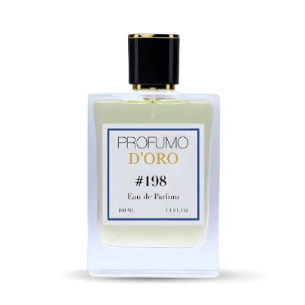 Profumo Doro 198 – eleganter Flakon mit orientalischem Eau de Parfum aus Oud, Rose und Amber für Damen und Herren